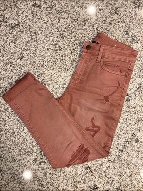 American Eagle Outfitters Rose Rust Skinny Jeans